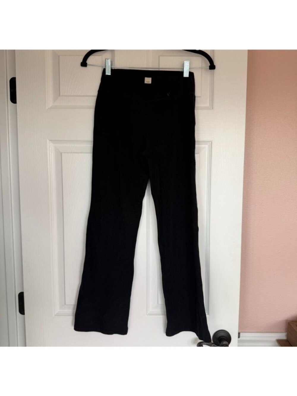 Vuori Womens Mid Rise Elevation Slim Bootcut Black Pants Size XS